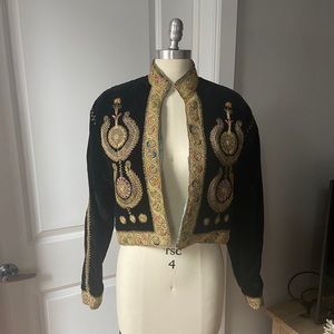 vintage velvet jacket